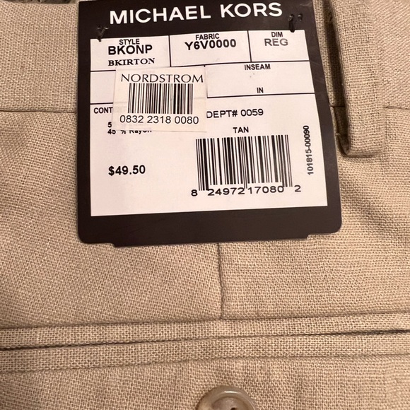 Michael Kors Boys Tan Linen Suit NWT - Picture 8 of 8